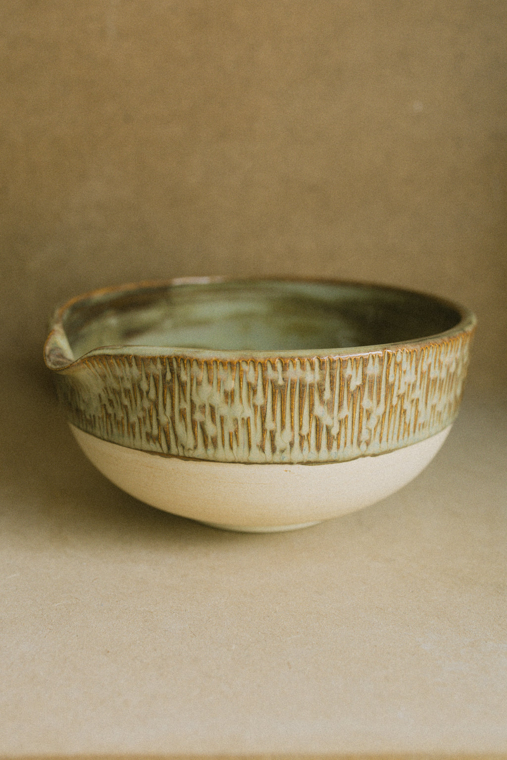 Matcha Bowl — Oxidized Aqua