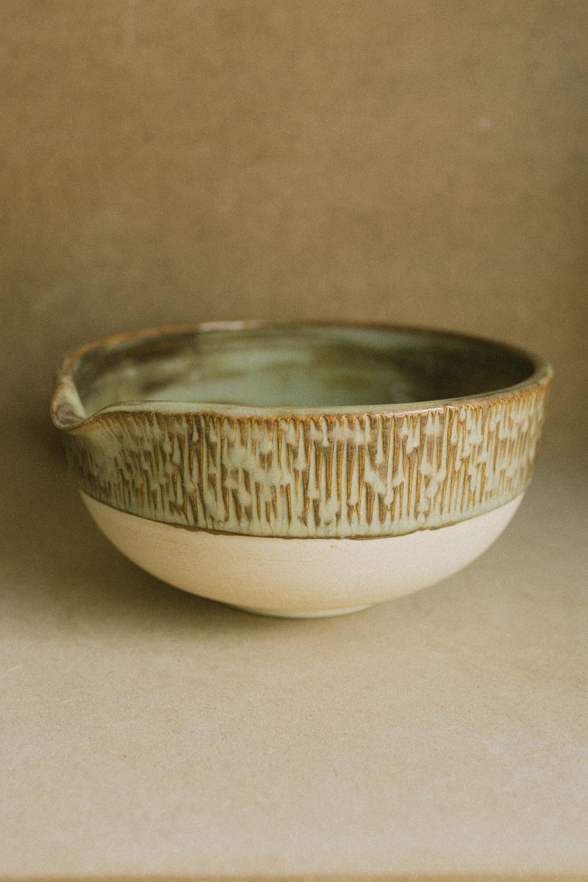Matcha Bowl — Oxidized Aqua