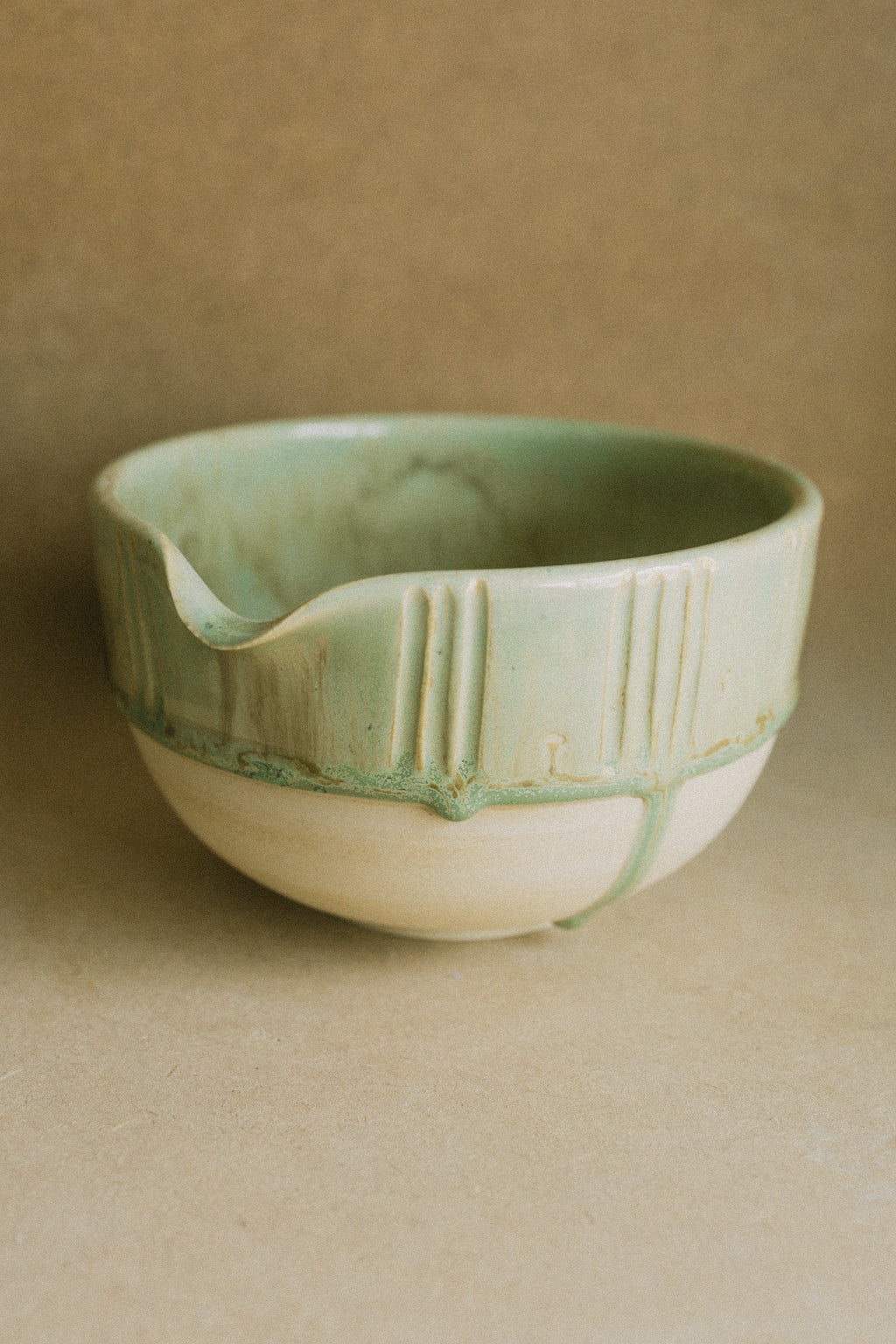 Matcha Bowl — Foamy Waves