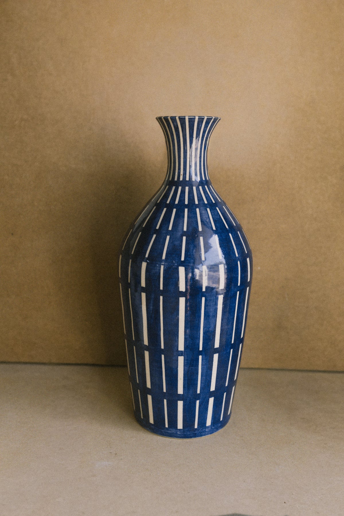 Blue Stripe Vase